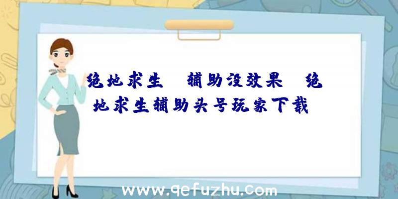 「绝地求生dz辅助没效果」|绝地求生辅助头号玩家下载